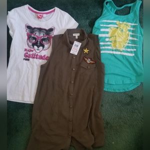 Girl Tops Lot Size L